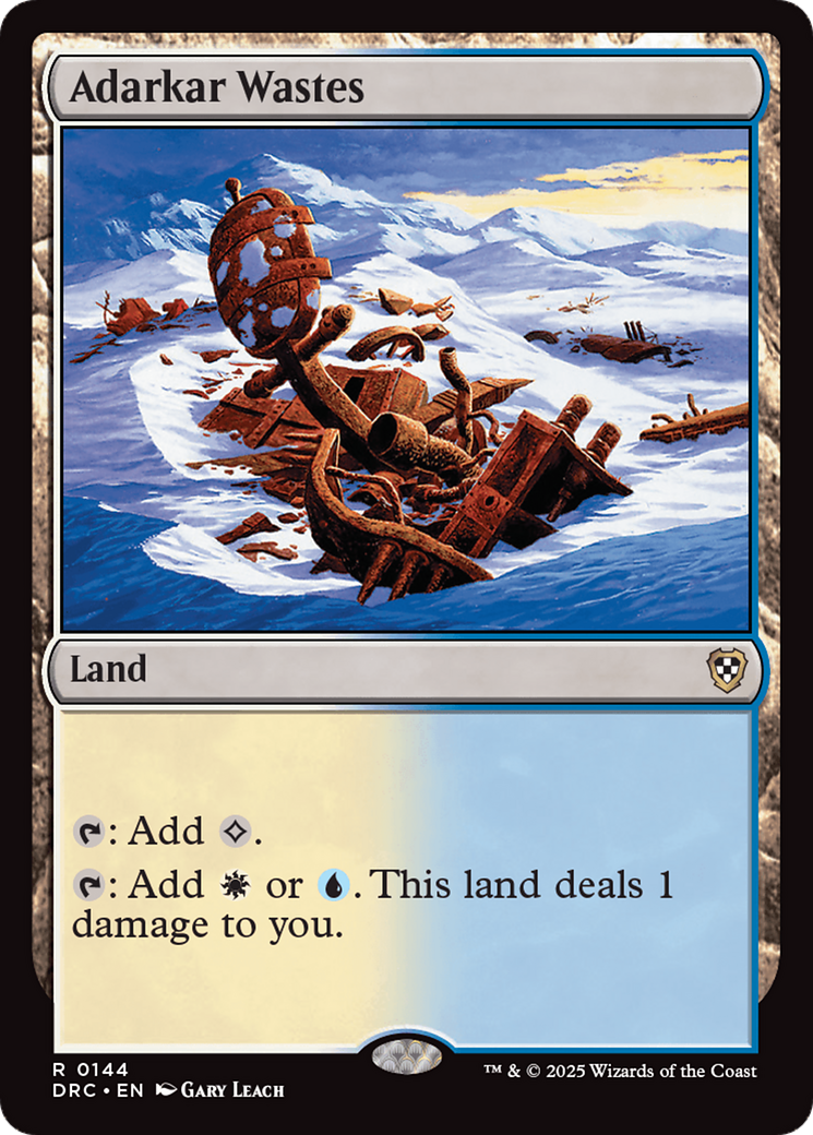 Adarkar Wastes (DRC-144) - Commander: Aetherdrift