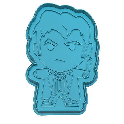 Eaglemoss Doctor Who Tea Time Lords Cookie Cutter & Tea Towel Tin