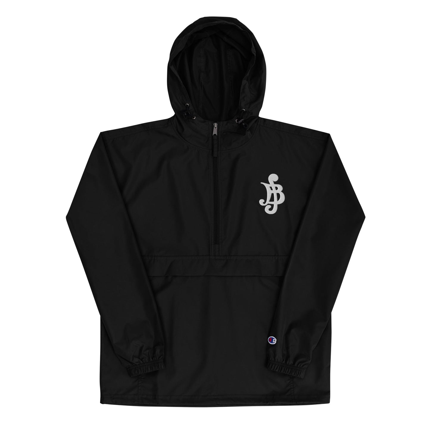 Mit Nami Berries bestickte, verstaubare Champion-Jacke