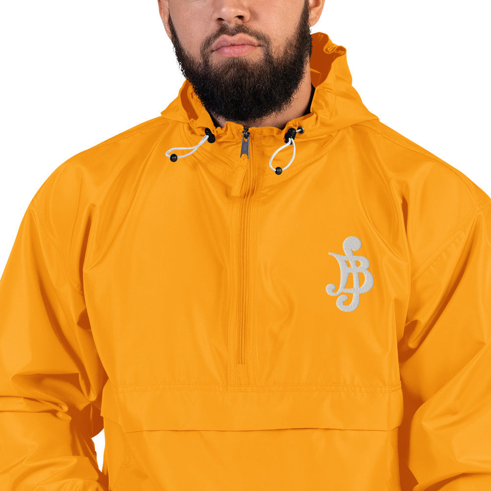 Mit Nami Berries bestickte, verstaubare Champion-Jacke