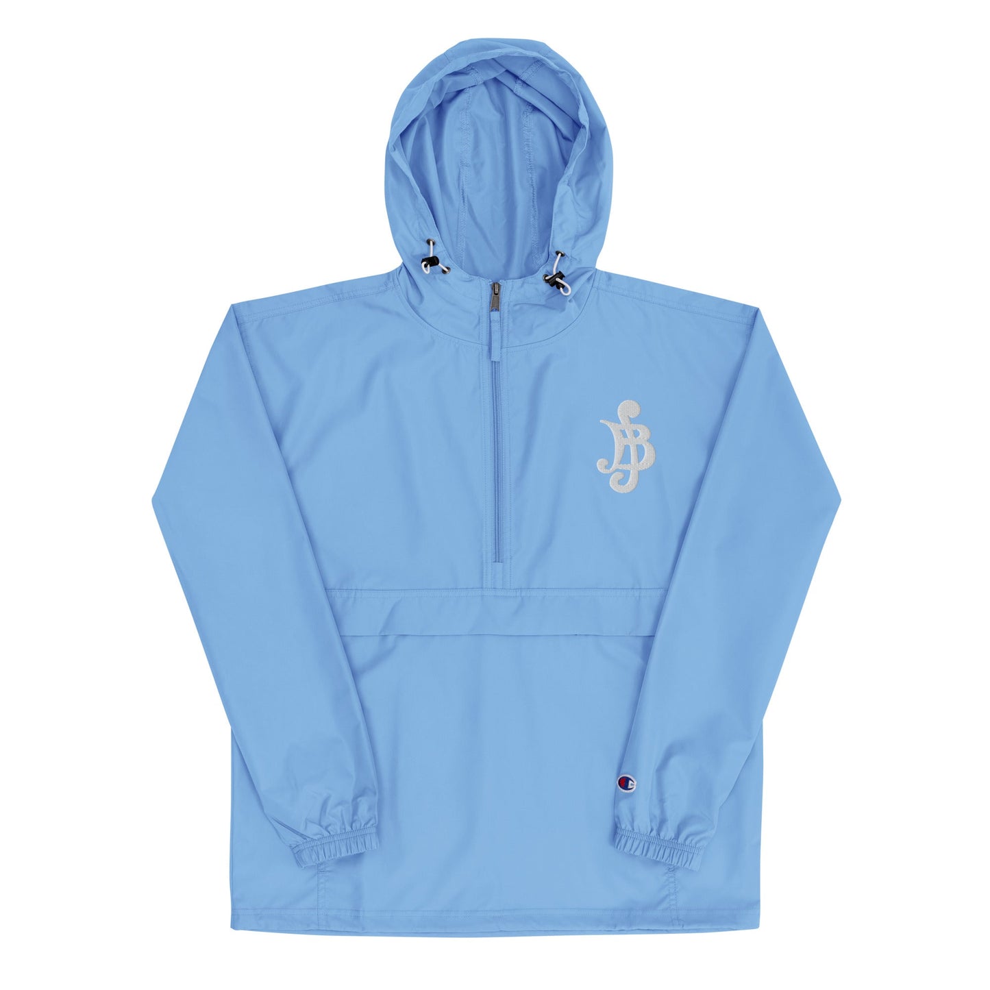 Mit Nami Berries bestickte, verstaubare Champion-Jacke