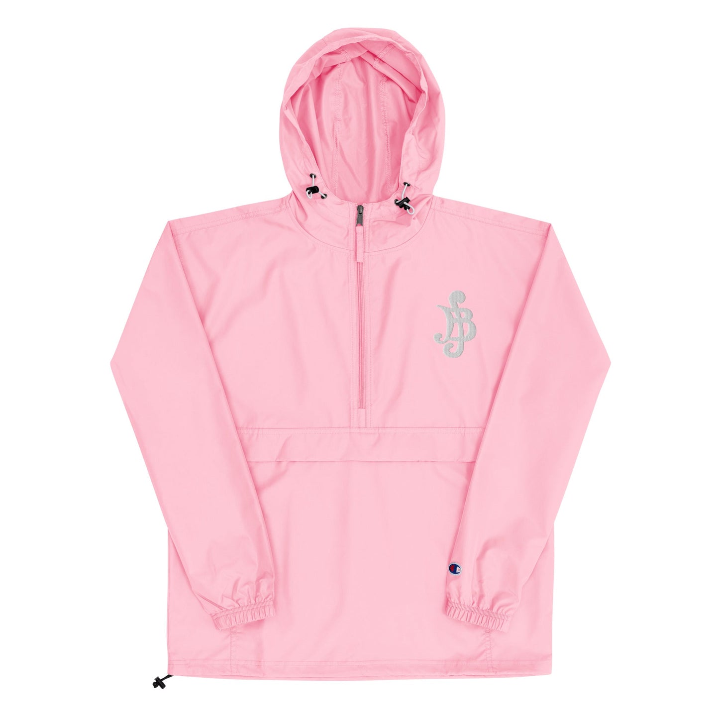 Mit Nami Berries bestickte, verstaubare Champion-Jacke