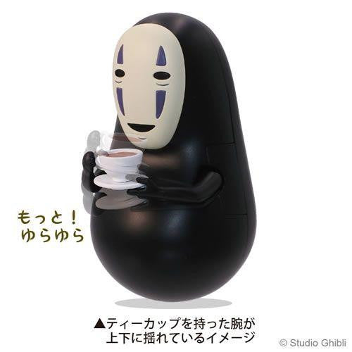 Ensky Studio Ghibli Spirited Away Roly-poly Toy - No Face