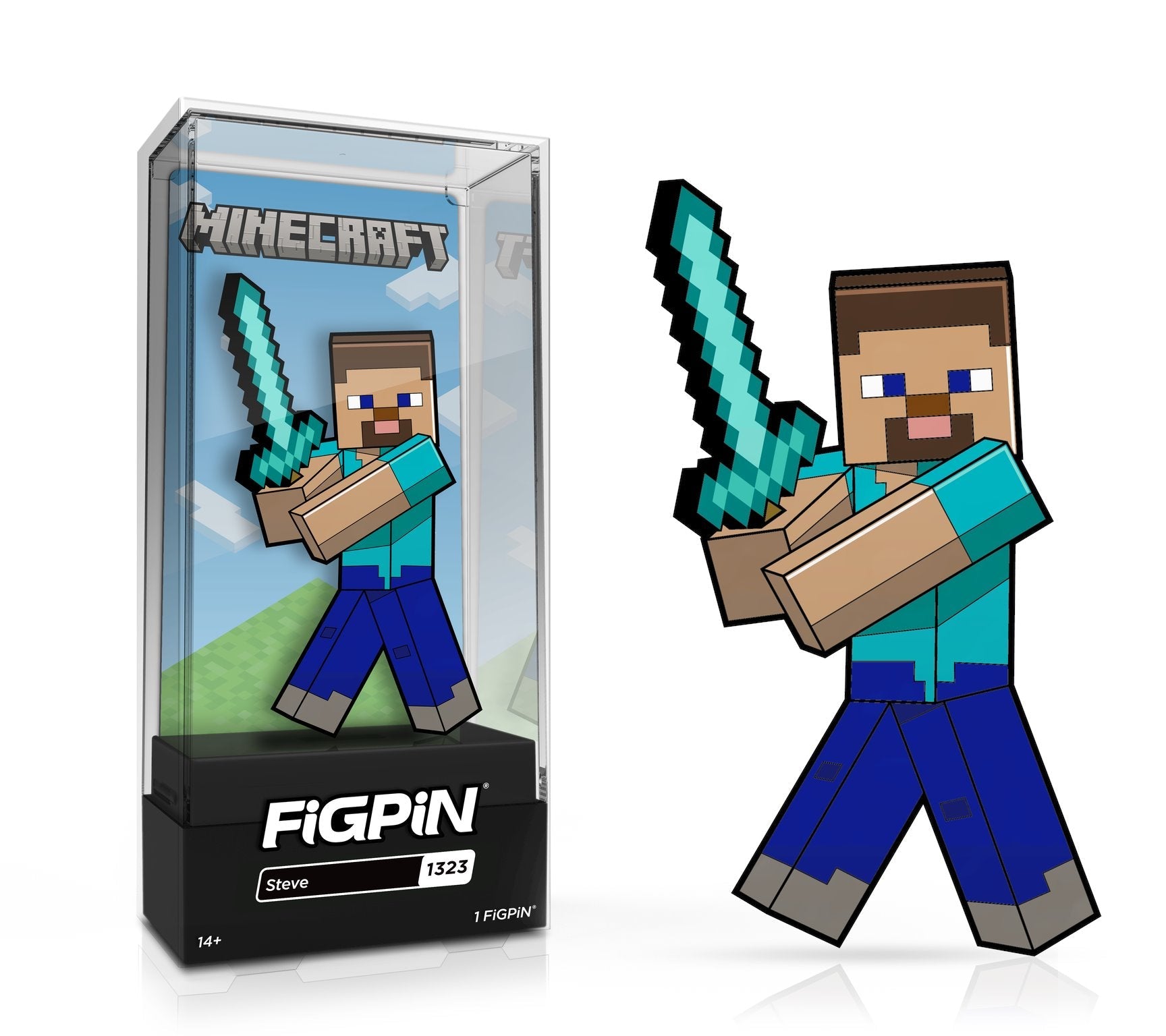 FiGPiN Classic: Minecraft - Steve (1323) – Super Anime Store