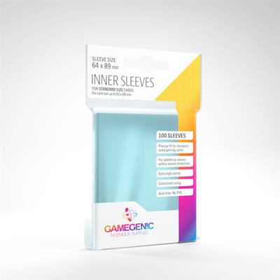 Gamegenic Inner Sleeves (64 x 89 mm, 100 pack) Super Anime Store Gamegenic Inner Sleeves (64 x 89 mm, 100 pack) Super Anime Store