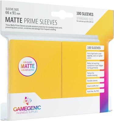 Gamegenic MATTE Prime Sleeves (100 pack)