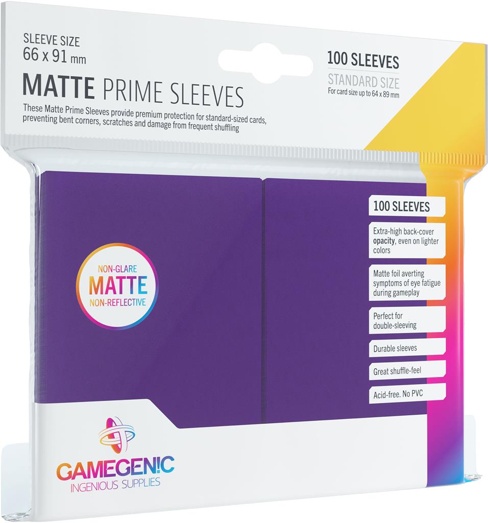 Gamegenic MATTE Prime Sleeves (100 pack)