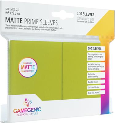 Gamegenic MATTE Prime Sleeves (100 pack)