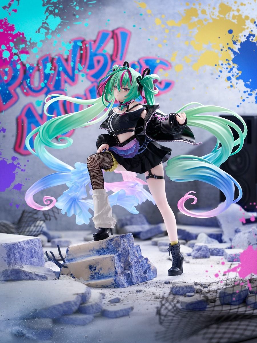FIGURIZMα 初音ミク Punk! SEGA Hatsune Miku Punk! FIGURIZMα Figure – Vocaloid Collectible
