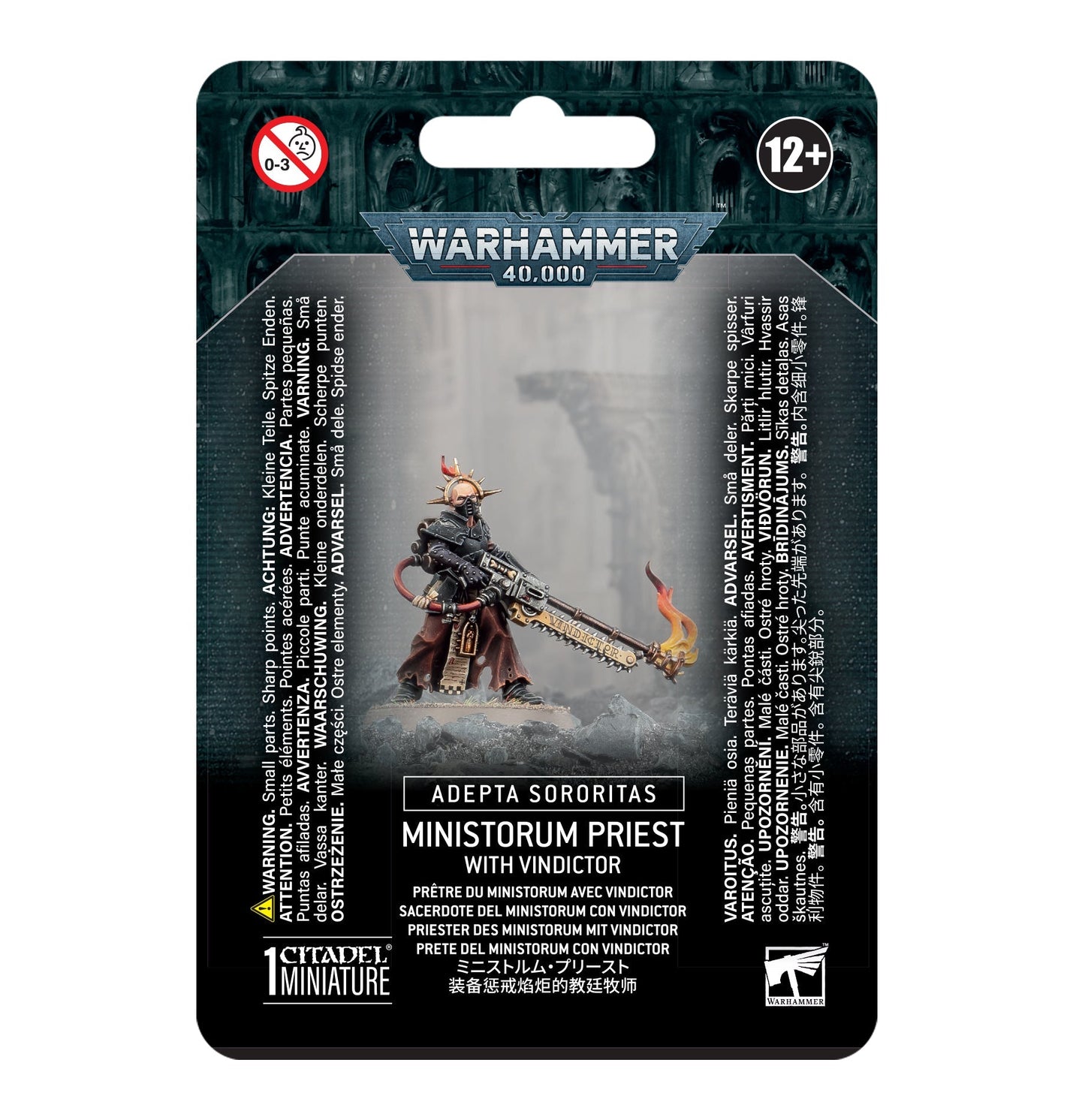 Warhammer 40K: Adepta Sororitas - Ministorum Priest with Vindictor