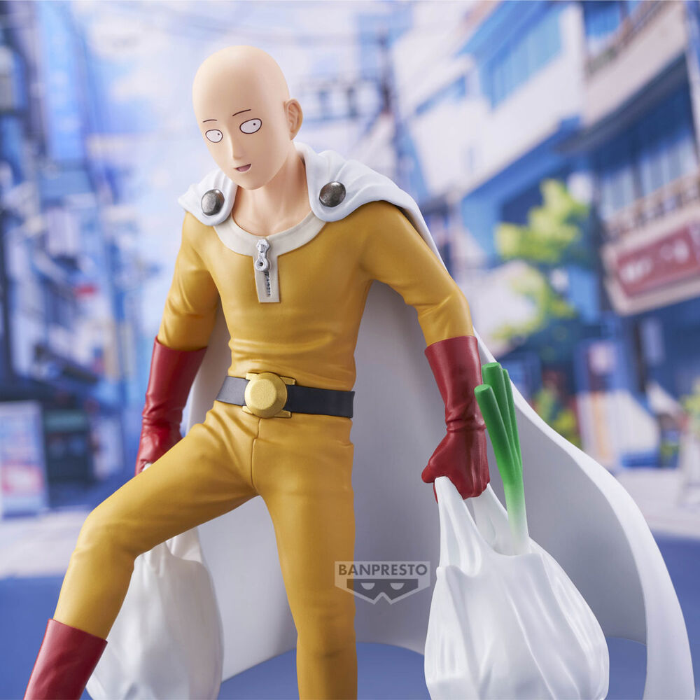 One-Punch Man Saitama Figure - One Punch Life Banpresto Premium Collectible