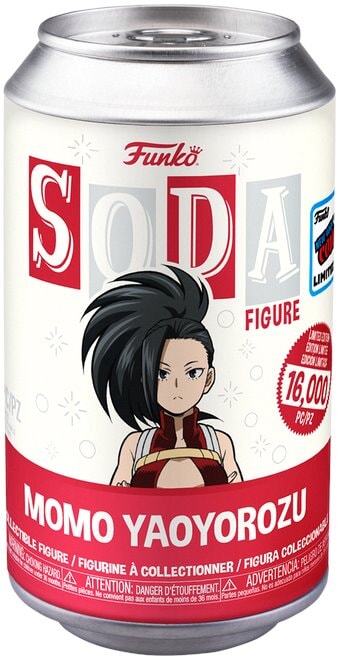 (IN STOCK NOW!) Funko Soda Vinyl: MHA My Hero Academia - Momo Yaoyorozu Sealed Can with 1 in 6 Chance at Chase (New York Comic Con Exclusive)