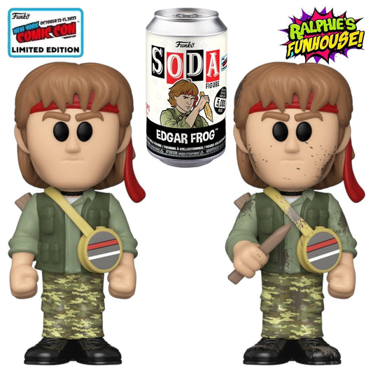 (IN STOCK NOW!) Funko Soda Vinyl: The Lost Boys - Edgar Frog Sealed Can with 1 in 6 Chance at Chase (New York Comic Con Exclusive)