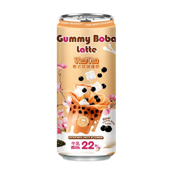 O's Gummy Boba Thai Tea Latte Drink – 15.9 fl oz Can