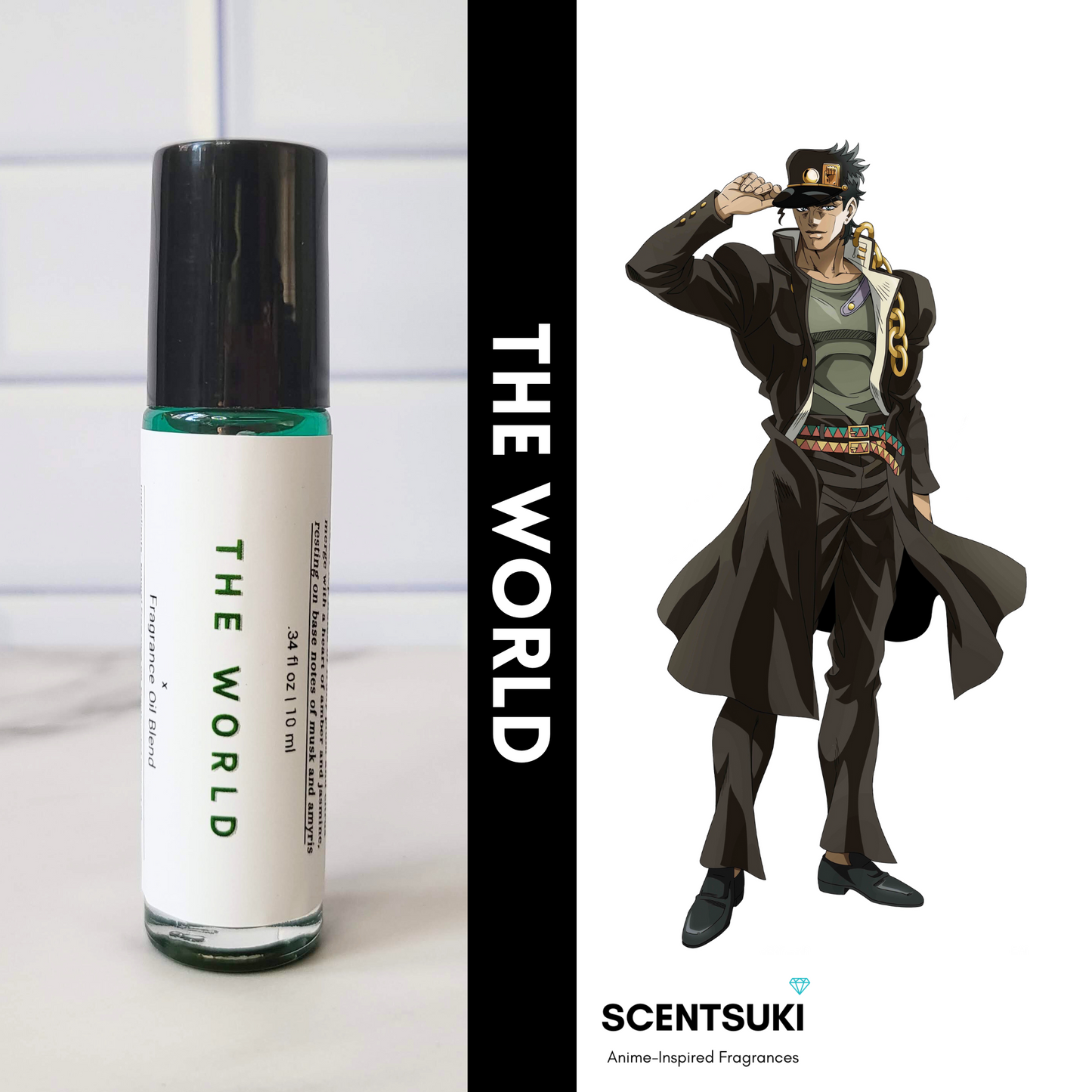 Jojo's Bizarre Adventure Anime inspirierte Düfte – Jotaro Kujo