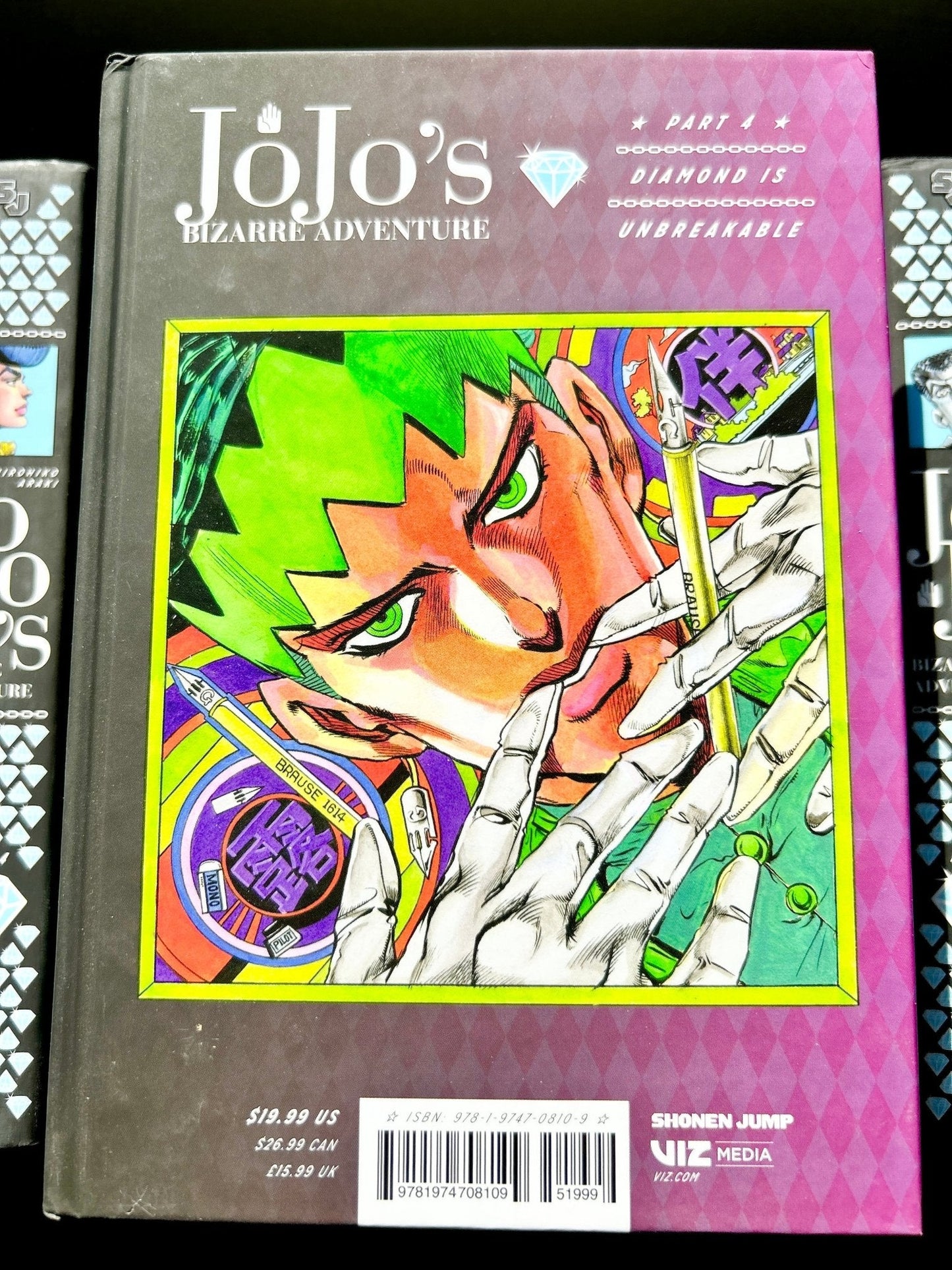 Jojo's Bizarre Adventure Vol 4 Part 4 Diamond is Unbreakable Hardcover