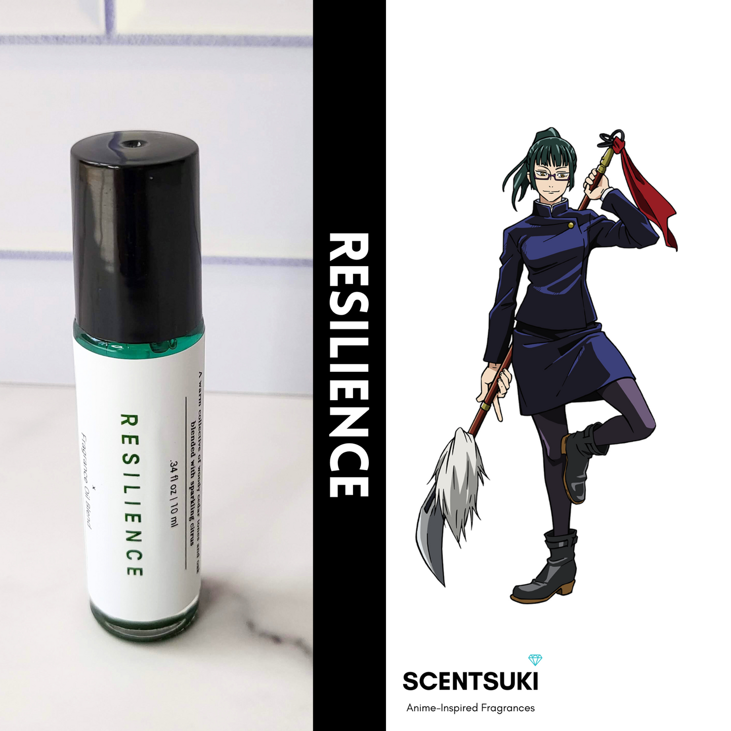 Jujutsu Kaisen Anime Inspired Fragrance- Maki Zenin