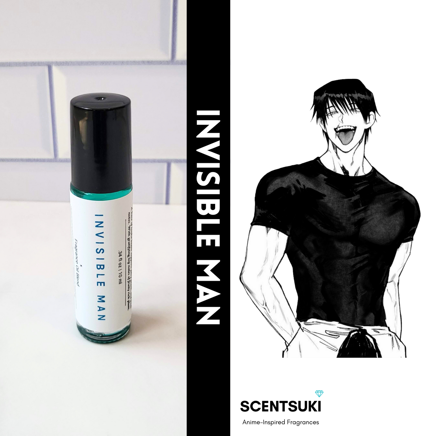 Jujutsu Kaisen Anime Inspired Fragrance- Toji Fushiguro