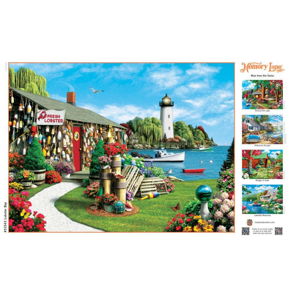 Memory Lane - Lobster Bay 300 Piece EZ Grip Jigsaw Puzzle