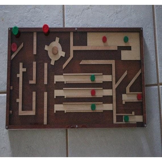 Magnet Maze - Christmas Themed - Escape Room Maze Puzzle and Prop