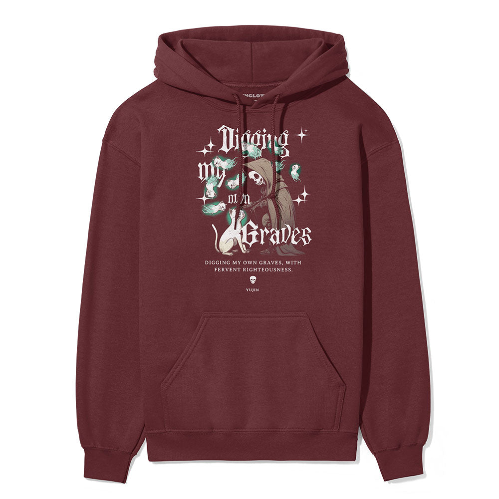 Digging My Own Graves Cat Hoodie