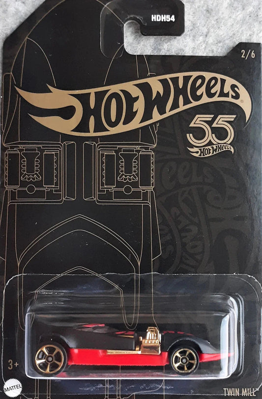 Hot Wheels - 55th Anniversary Black and Yellow Series (2023) - Mix 2 - Twin Mill