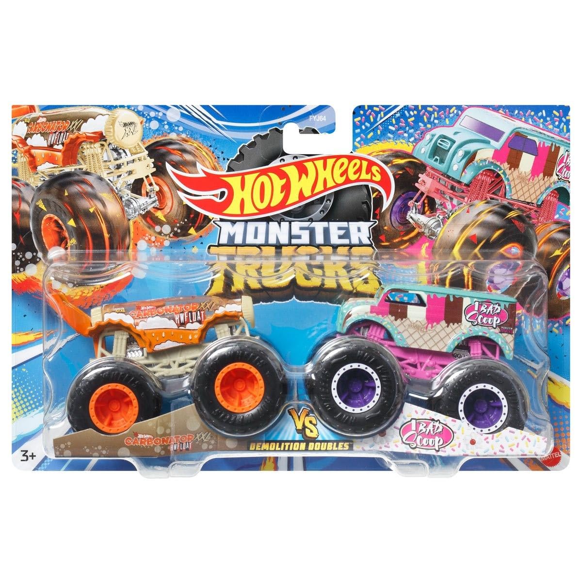 Hot Wheels Monster Trucks Demolition Doubles -  2 Pack - Assorted Styles