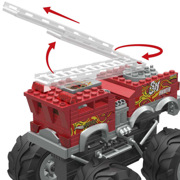 MEGA Hot Wheels 5-Alarm Fire Truck Monster Truck