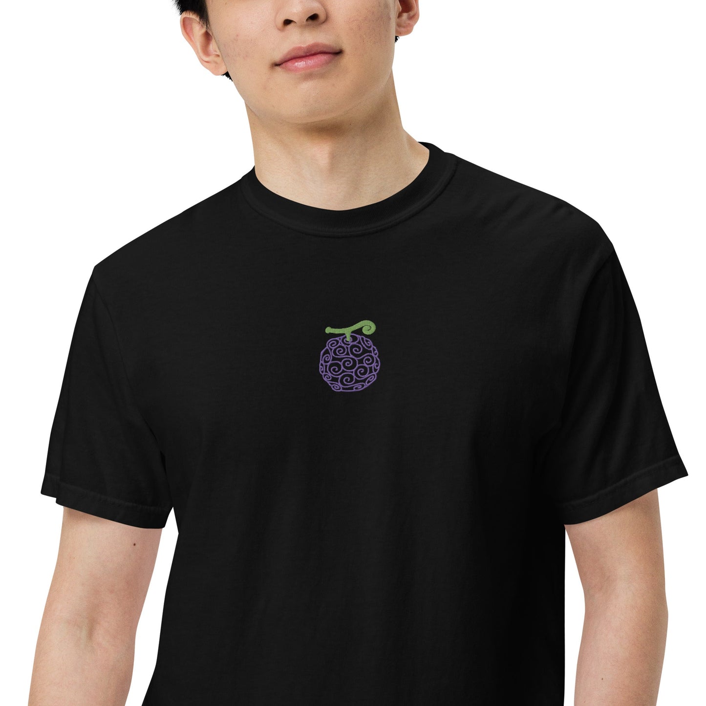 Gum Gum Devil Fruit Comfort Colors® Embroidered Anime Tee