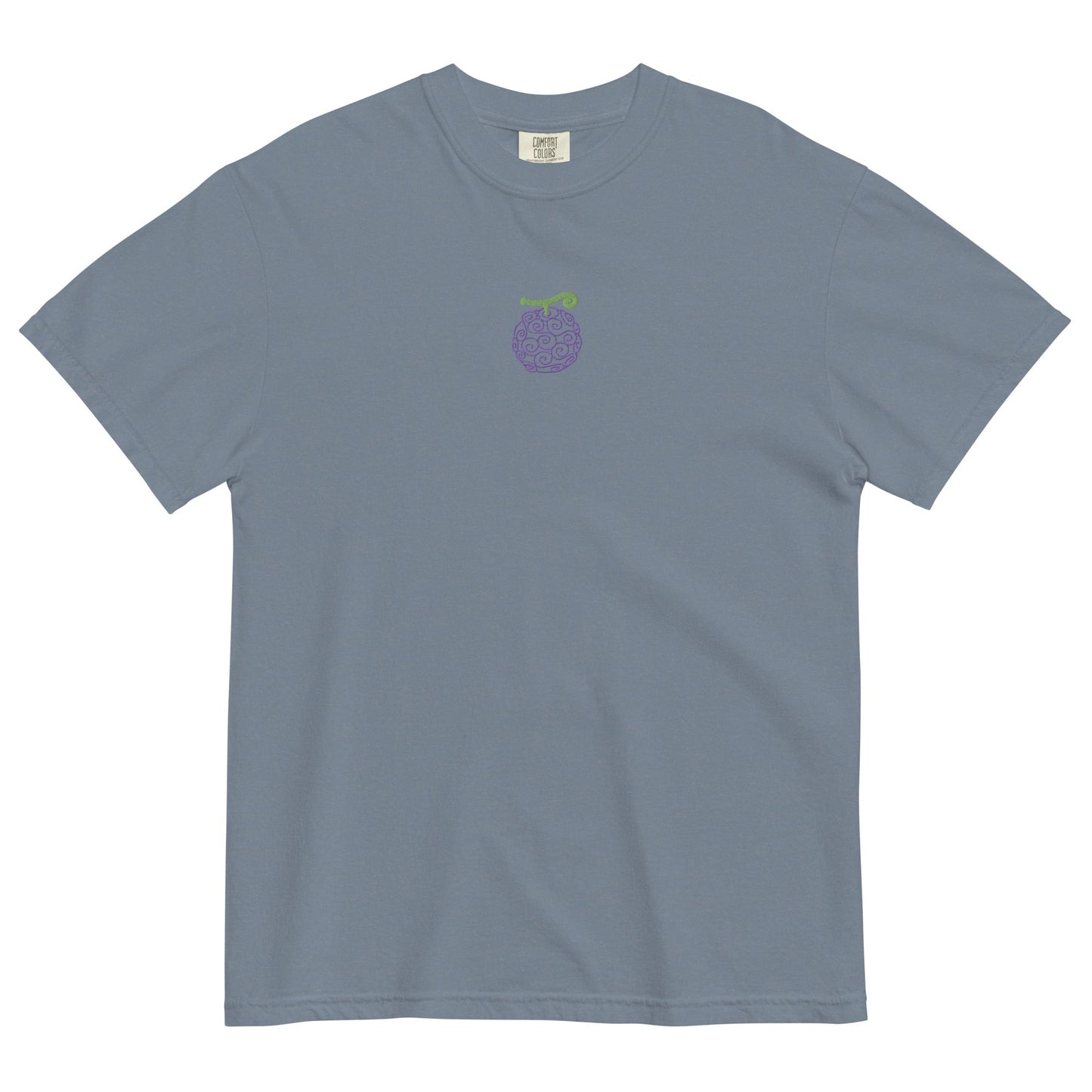 Gum Gum Devil Fruit Comfort Colors® Embroidered Anime Tee