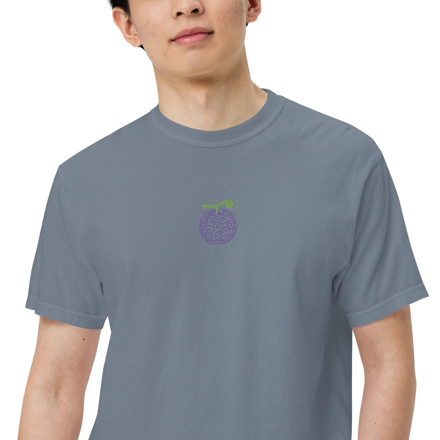 Gum Gum Devil Fruit Comfort Colors® Embroidered Anime Tee