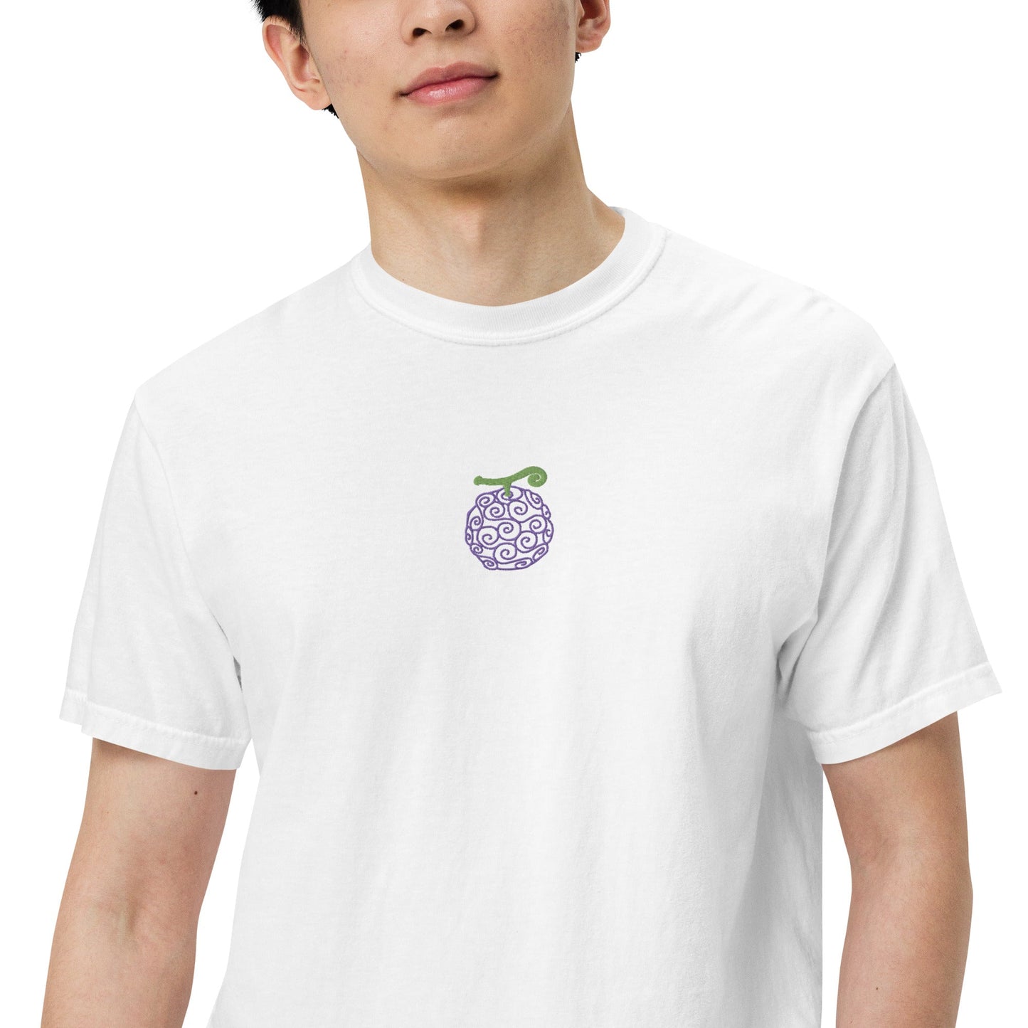 Gum Gum Devil Fruit Comfort Colors® Embroidered Anime Tee