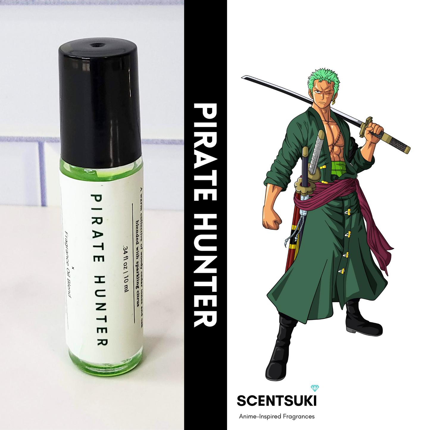 One Piece Anime Inspired Fragrances- Zoro