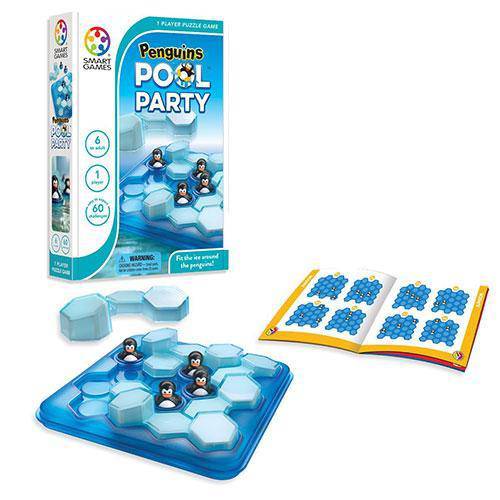 Penguins Pool Party Puzzle Game