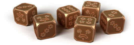 Zombicide: Undead or Alive Metal Steam Dice