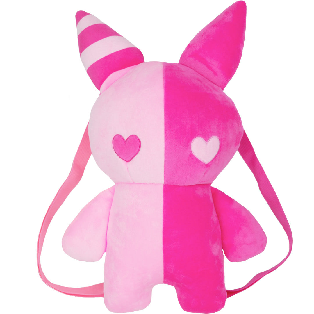 Kaninchen-Plüschrucksack 20" (ROSA)