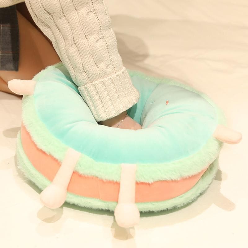 Gigantische Plumpy-Hamburger-Kun- und Macaroon-Chan-Plüschtier-Sammlung