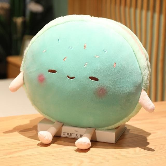 Gigantische Plumpy-Hamburger-Kun- und Macaroon-Chan-Plüschtier-Sammlung