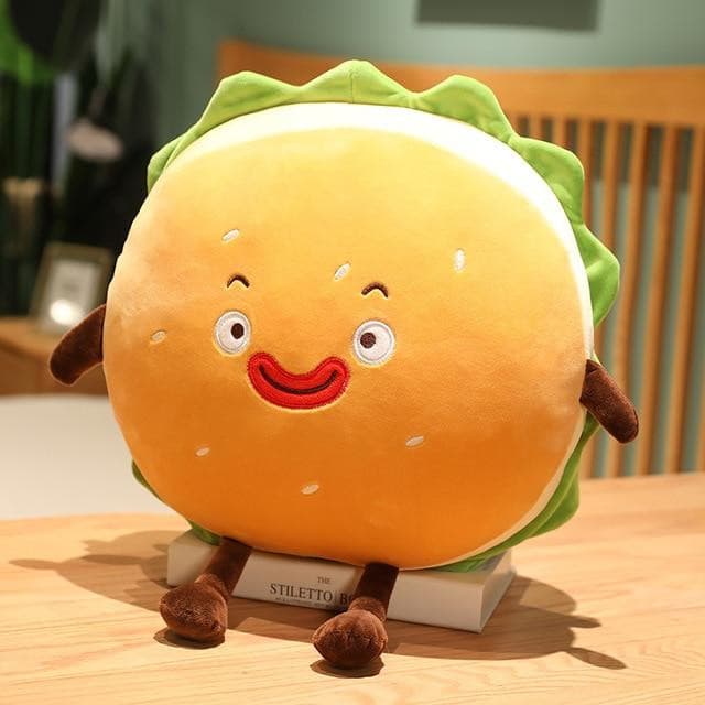 Gigantische Plumpy-Hamburger-Kun- und Macaroon-Chan-Plüschtier-Sammlung