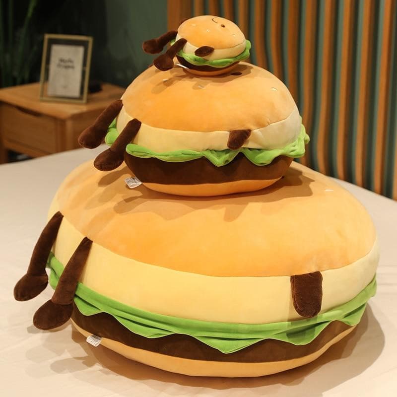 Gigantische Plumpy-Hamburger-Kun- und Macaroon-Chan-Plüschtier-Sammlung