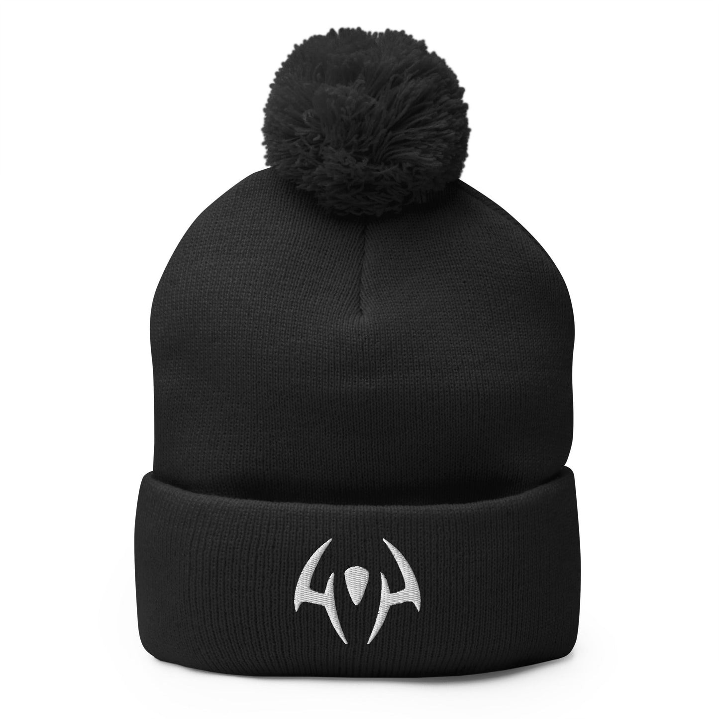Sukuna Tattoo bestickte Unisex Anime Pom-Pom Beanie