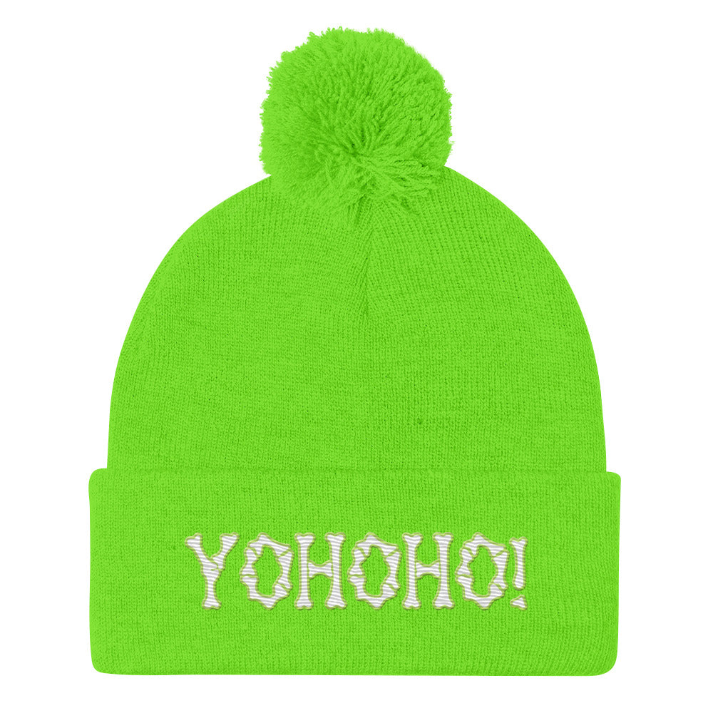 Yohoho Brook Embroidered Unisex Anime Pom-Pom Beanie
