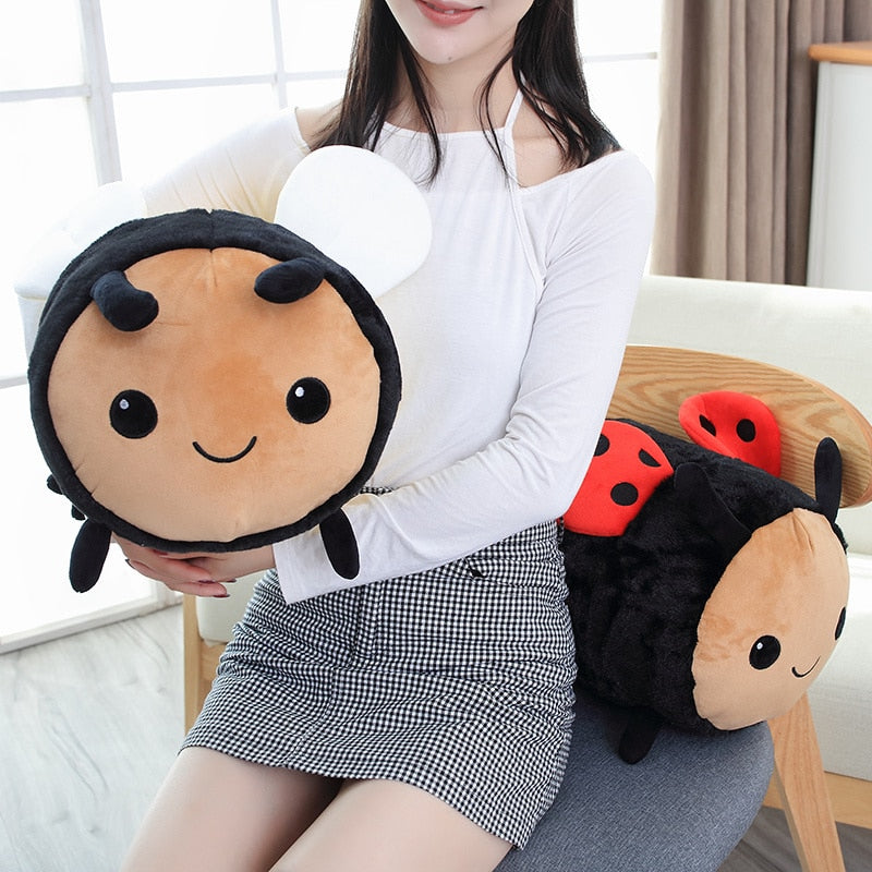 Ladybug and Bee Plushies