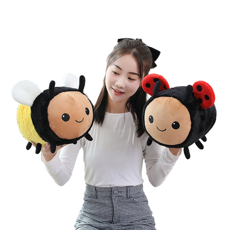 Ladybug and Bee Plushies