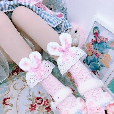 Bunny Lace Ruffle Socks