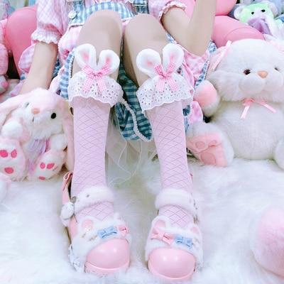 Bunny Lace Ruffle Socks