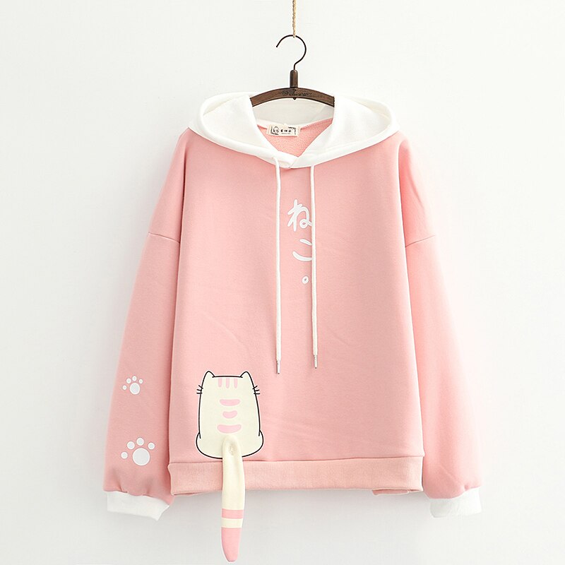 Cat hoodie best sale with tail