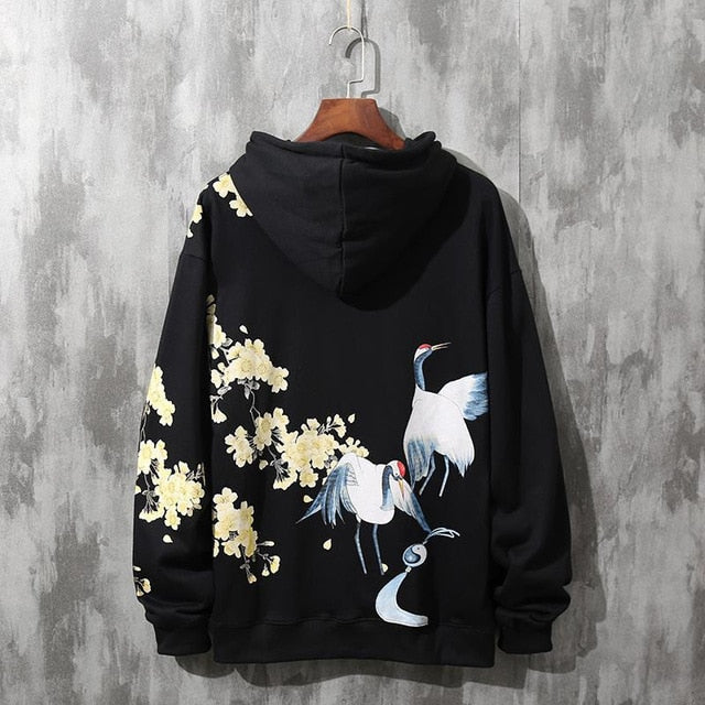 Sakura Crane Hoodie