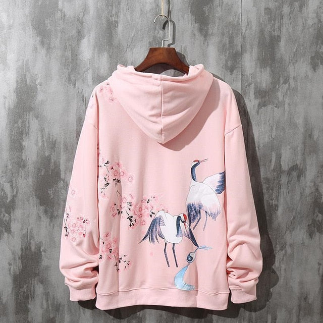 Sakura Crane Hoodie