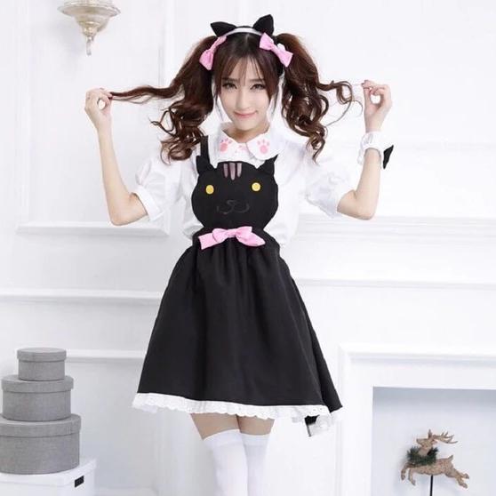 Katzen-Overall-Kleid